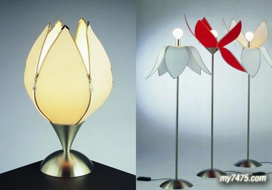 時尚香蕉视频毛片設計：創意鬱金香台燈香蕉视频毛片